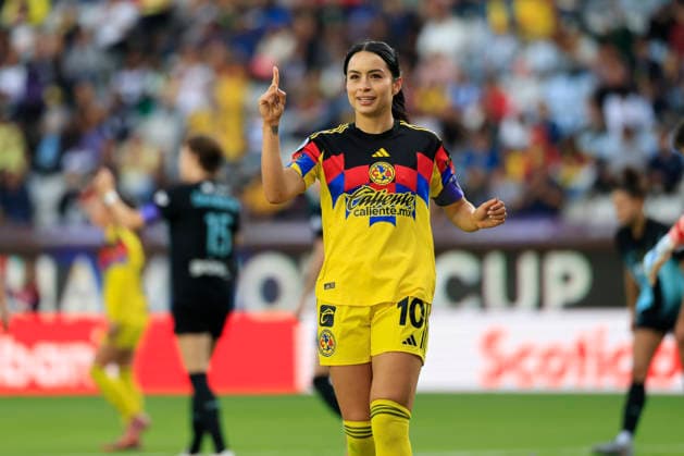 CONCACAF W CHAMPIONS CUP 2026 CONCACAF W CHAMPIONS CUP 2026 AMERICA VS GOTHAM FC 20052026 PACHUCA, HIDALGO Action photo of Scarlett Camberos 10 of America, celebrating a goal against Gotham FC, during semifinal game of the CONCACAF W Champions Cup 2026, held at the Estadio Hidalgo of Pachuca, Hidalgo Action photo of Scalett Camberos 10 of America, celebrating a goal against Gotham FC, during semifinal game of the CONCACAF W Champions Cup 2026, held at the Estadio Hidalgo of Pachuca, Hidalgo PHOTO BY IMAGENSHOP AGENCIA FOTOGRAFICA PACHUCA HIDALGO MEXICO Copyright: xJorgexReyesx
