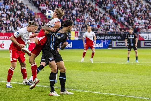 UTRECHT , 21-05-2026 , Stadion Galgenwaard , season 2025 2026 , play-offs for European football , Dutch football Eredivisie , match between Utrecht - Heerenveen , picture shows Utrecht player Artem Stepanov Utrecht - Heerenveen (play off)  x203867782x Copyright: