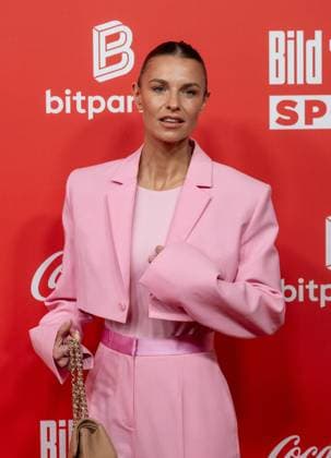 BILD100 Sport at Axel Springer Haus, TV fashion presenter Laura Wontorra, 22 05 2026, Copyright: xMatthiasxKochx