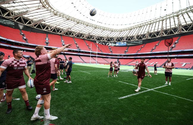 Union Bordeaux-Begles Captain s Run, San Mames Stadium, Bilbao, Spain 22 5 2026 Maxime Lamothe Maxime Lamothe 22 5 2026  Copyright: x INPHO DanxSheridanx DANS7778