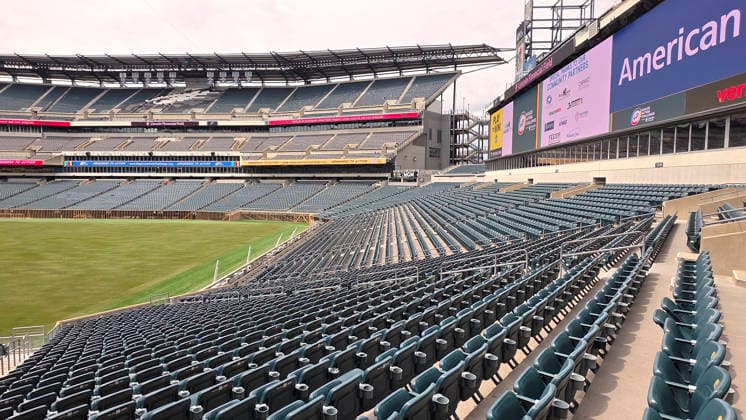 Photo View of the Lincoln Financial Field Stadium in Philadelphia Pennsylvania , USA Preview Soccer World Cup 2026