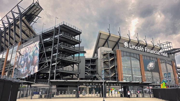 Photo View of the Lincoln Financial Field Stadium in Philadelphia Pennsylvania , USA Preview Soccer World Cup 2026