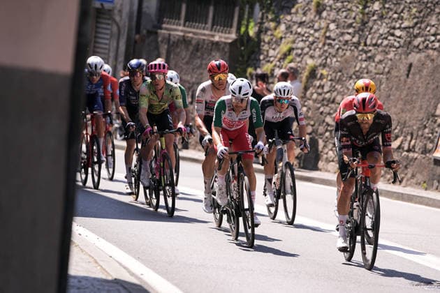 riders in the breakaway during Stage 13 of the Giro d™Italia, from Alessandria to Verbania, Italy, Friday May 22, 2026.  Copyright: xMarcoxAlpozzi LaPressex