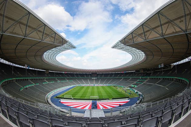 DFB Pokalfinale 25 26 Impressions before FC Bayern München VfB Stuttgart on 22 05 2026 at the Olympiastadion in Berlin Olympiastadion Berlin overview stadium photo feature, symbol, symbol photo, characteristic, detail MH
