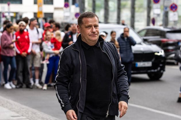 GER, DFB Cup final, Training and press conference, FC Bayern Munich VfB Stuttgart 22 05 2026, Olympiastadion, Olympiastadion, GER, DFB Cup final, Training and press conference, FC Bayern Munich VfB Stuttgart Max Eberl, Chief Sports Officer FC Bayern Munich on arrival at the hotel  nordphotoxGmbHxx xAlexanderxTrienitz nph00051