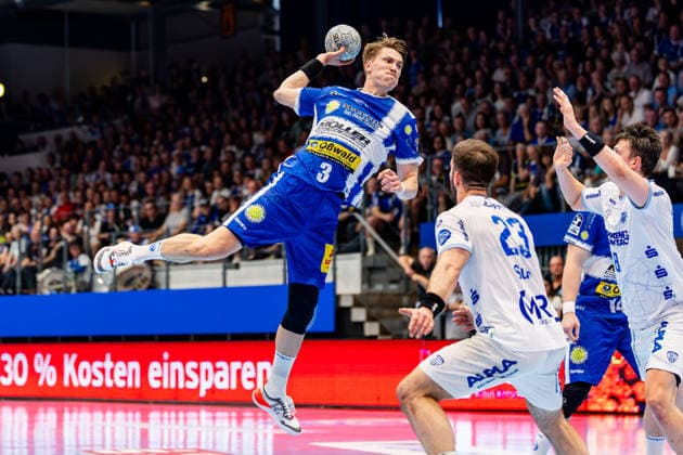 22 05 2026, GER, Handball, Men, Season 25 26, Daikin 1 Bl, 32 Matchday, ThSV Eisenach TVB Lemgo Lippe Oskar Joelsson ThSV Eisenach,3 99817 Eisenach Werner Assmann Halle Am Sportp Thueringen Germany