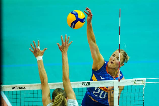 2026-05-22 Netherlands v Ukraine - Four Nations Cup APELDOORN, NETHERLANDS - MAY 22: Jet Kok of The Netherlands during the Four Nations Cup match between Netherlands and Ukraine at Omnisport on May 22, 2026 in Apeldoorn, Netherlands. Apeldoorn Omnisport Netherlands Content not available for redistribution in The Netherlands directly or indirectly through any third parties. Copyright: xAndrexWeeningx