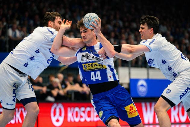 Stephan Seitz ThSV Eisenach, 44 , Hendrik Wagner TBV Lemgo Lippe, 28 , Frederik Simak TBV Lemgo Lippe, 08 GER, ThSV Eisenach vs TBV Lemgo Lippe, 1 Daikin Handballbundesliga, Handball, 32 Matchday, Season 2025 2026, 22 05 2026 GER, ThSV Eisenach vs TBV Lemgo Lippe, 1 Daikin Handballbundesliga, Handball, 32 Matchday, Season 2025 2026, 22 05 2026 Eisenach Copyright: xEibner-Pressefoto MartinxHerbstx EP_MHT
