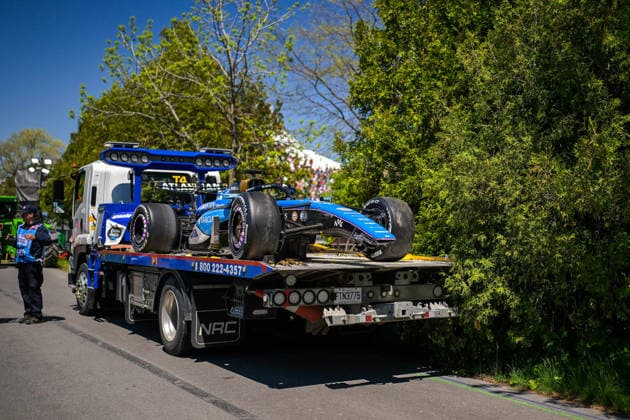 F1 - CANADIAN GRAND PRIX 2026 23 ALBON Alexander (tha), Williams F1 Team FW48, after a crash, accident, during the Formula 1 Grand Prix du Canada 2026, 5th round of the 2026 Formula One World Championship, WM, Weltmeisterschaft from May 22 to 24, 2026 on the Circuit Gilles Villeneuve, in MontrÃ al, Canada - MontrÃ alCanada  Copyright: xDPPIx