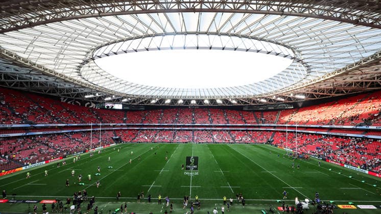 2026 European Rugby Challenge Cup Final, San Mames Stadium, Bilbao, Spain 22 5 2026 Montpellier Herault Rugby vs Ulster A view of the San Mames stadium ahead of the game A view of the San Mames stadium ahead of the game 22 5 2026  Copyright: x INPHO NickxElliottx NE1L5537