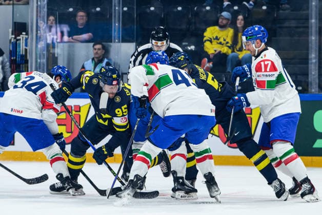 Ice hockey, World Championship, Sweden - Italy