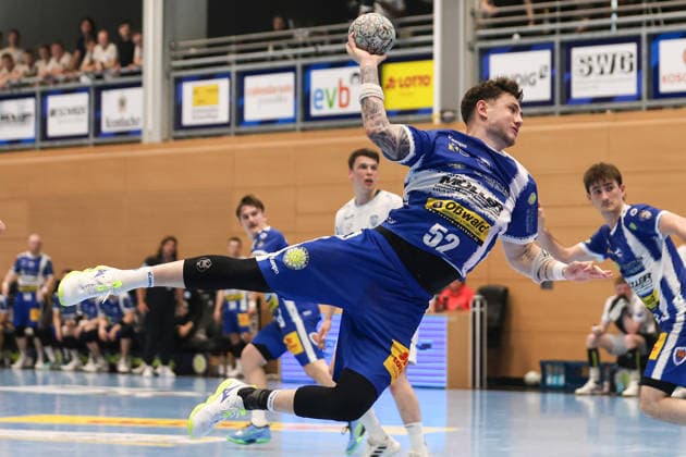 2026 05 22, xkwix, Handball, HBL, ThSV Eisenach TBV Lemgo Lippe, Werner Aßmann Halle, 32 Spieltag, Saison 2025 2026 Justin Kurch ThSV Eisenach 52 bei Torwurf Photo xKamilxWilkowskixPressefotoKochx Thüringen Germany