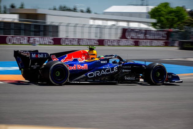 (6) Isack Hadjar - Oracle Red Bull Racing during the Free Practice of Formula 1 AWS Canadian Grand Prix 2026 at Circuit Gilles Villeneuve in Montreal, Canada. Round 7 of the 2026 FIA Formula One World Championship, WM, Weltmeisterschaft held May 22-24, 2026. The Circuit Gilles Villeneuve on Ile Notre-Dame in Montreal, named after the legendary Ferrari driver, hosts the Sprint format for the seventh round. This event weekend features the F1 Sprint format, with a Sprint Shootout and Sprint Race in addition to the standard qualifying session and Grand Prix. Formula 1 AWS Canadian Grand Prix 2026 - Round 7 - Circuit Gilles Villeneuve F1-2026-R07-CAN