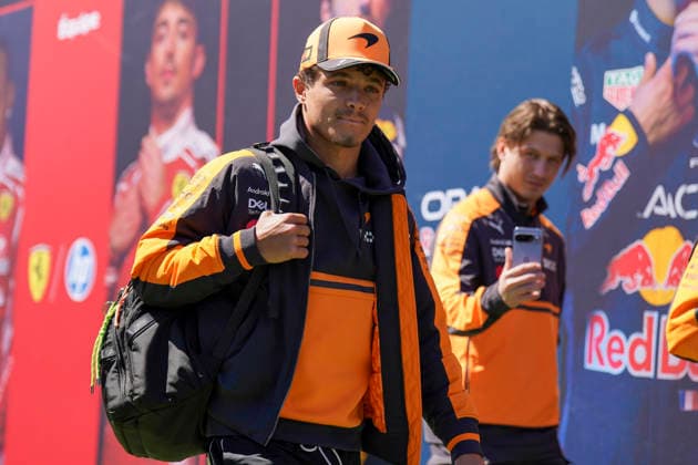 FORMULA ONE CANADIAN GRAND PRIX 2026 Lando Norris 1 (GBR) McLaren arrives for practice during the Formula 1 Lenovo Canadian Grand Prix 2026, 5th round of the 2026 Formula One World Championship, WM, Weltmeisterschaft from May 22nd - 24th, 2026 at the Circuit Gilles Villeneuve, Montreal, Canada. Credit: Robbie Hoad Every Second Media Editorial use only. All images are copyright Every Second Media Limited. No images may be reproduced without prior permission. Copyright: xIMAGO EveryxSecondxMediax ESM-2005-0151 RobbiexHoadx xEveryxSecondxMediax