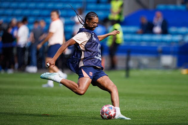 Esmee Brugts seen during the FC Barcelona, Barca Femeni Official Training Session before UEFA Womens Champions League 2026 final (Maciej Rogowski Ball Raw Images) Oslo Ullevaal Stadion Norway Copyright: xMaciejxRogowskix maciejrogowski_22052026_fcbarcelona-3