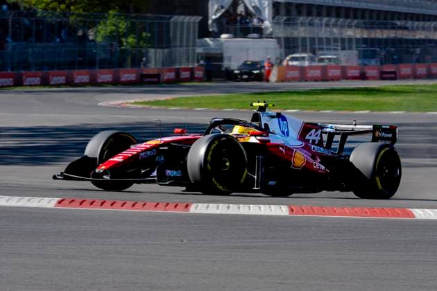 MONTREAL Formula 1 driver Lewis Hamilton of Scuderia Ferrari HP during the Formula 1 Canada Race at the Circuit Gilles Villeneuve on May 22, 2026 in Montreal, Canada Photo by DeFodi Images