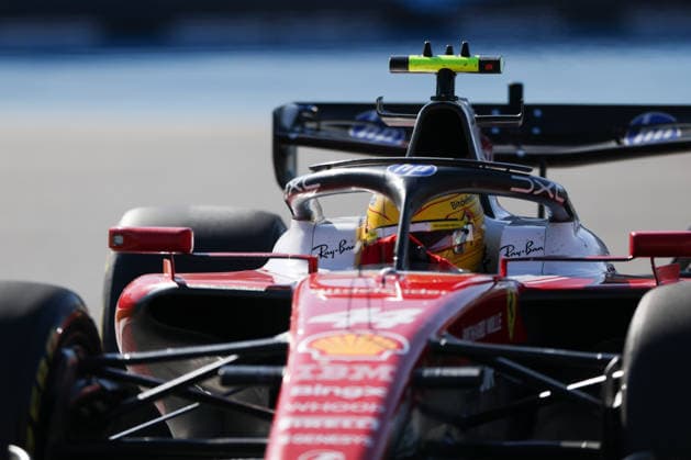 F1 Grand Prix of Canada - Sprint Qualifying MONTREAL, QUEBEC - MAY 22 : Lewis Hamilton of Great Britain and Ferrari F1 team drives during the Sprint Qualifying ahead of F1 Grand Prix of Canada at Circuit Gilles Villeneuve in Montreal, Quebec, Canada on May 22, 2026. Mert Alper Dervis Anadolu Montreal Canada. Editorial use only. Please get in touch for any other usage.  Copyright: x2026xAnadoluxMertxAlperxDervisx