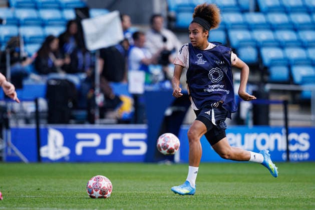 Ashley Lawrence seen during the OL Lyonnes Official Training Session before UEFA Womens Champions League 2026 final (Maciej Rogowski Ball Raw Images) Oslo Ullevaal Stadion Norway Copyright: xMaciejxRogowskix maciejrogowski_22_05_2026_lyoness-71