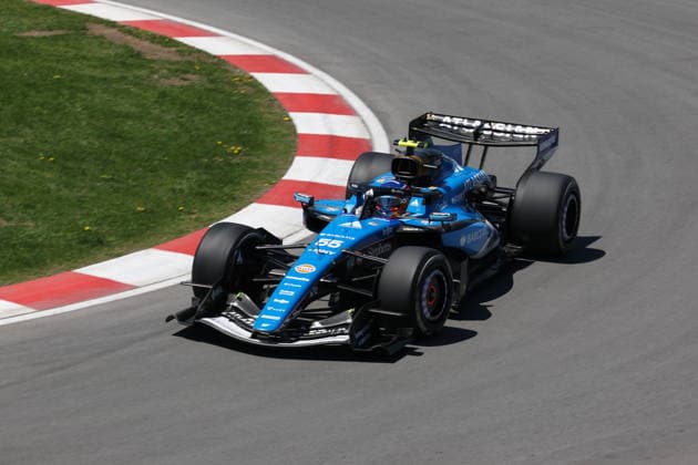 RECORD DATE NOT STATED 22nd May 2026; Circuit Gilles Villeneuve, Montreal, Quebec, Canada; 2026 FIA Formula 1 Canadian Grand Prix, Free Practice Day; Alexander Albon (23) of Thailand and Atlassian Williams F1 Team at the exit of turn 10 ArtxVega