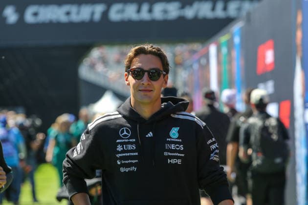 IPA84984046 - (63) George Russell (GBR) - Mercedes-AMG PETRONAS F1 Team - Mercedes W17 - Mercedes E Performance during the Free Practice of Formula 1 AWS Canadian Grand Prix 2026 at Circuit Gilles Villeneuve in Montreal, Canada. Round 7 of the 2026 FIA Formula One World Championship, WM, Weltmeisterschaft held May 22-24, 2026. The Circuit Gilles Villeneuve on Ile Notre-Dame in Montreal, named after the legendary Ferrari driver, hosts the Sprint format for the seventh round. This event weekend features the F1 Sprint format, with a Sprint Shootout and Sprint Race in addition to the standard qualifying session and Grand Prix. during Formula 1 AWS Canadian Grand Prix 2026 - Round 7 - Circuit Gilles Villeneuve, Formula 1 Championship in , , May 22 2026 Copyright: xStefanoxFacchin xAlessioxDexMarcox xAvens-images.com AvensImages IPAxSportx xx 84984046