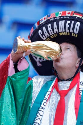 MEXICO NATIONAL TEAM INTERNATIONAL FRIENDLY MEXICO NATIONAL TEAM INTERNATIONAL FRIENDLY MEXICO VS GHANA 22052026 PUEBLA, PUEBLA Action photo of fan of the Mexico national soccer team, during friendly game against Ghana, held at the Estadio Cuauhtemoc of Puebla, Mexico Action photo of fan of the Mexico national soccer team, during friendly game against Ghana, held at the Estadio Cuauhtemoc of Puebla, Mexico PHOTO BY IMAGENSHOP AGENCIA FOTOGRAFICA PUEBLA PUEBLA PUEBLA MEXICO Copyright: xYOALIxMARTINEZx