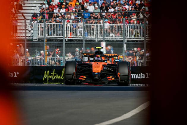 IPA84984139 - (1) Lando Norris (GBR) - McLaren Mastercard F1 Team - McLaren MCL40 - Mercedes during the Sprint Qualify of Formula 1 AWS Canadian Grand Prix 2026 at Circuit Gilles Villeneuve in Montreal, Canada. Round 7 of the 2026 FIA Formula One World Championship, WM, Weltmeisterschaft held May 22-24, 2026. The Circuit Gilles Villeneuve on Ile Notre-Dame in Montreal, named after the legendary Ferrari driver, hosts the Sprint format for the seventh round. This event weekend features the F1 Sprint format, with a Sprint Shootout and Sprint Race in addition to the standard qualifying session and Grand Prix. during Formula 1 AWS Canadian Grand Prix 2026 - Round 7 - Circuit Gilles Villeneuve, Formula 1 Championship in , , May 22 2026  Copyright: xStefanoxFacchin xAlessioxDexMarcox xAvens-images.com AvensImages IPAxSportx xx 84984139