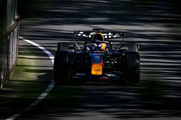 IPA84984141 - (3) Max Verstappen (NED) - Oracle Red Bull Racing - Red Bull RB22 - Red Bull Ford during the Sprint Qualify of Formula 1 AWS Canadian Grand Prix 2026 at Circuit Gilles Villeneuve in Montreal, Canada. Round 7 of the 2026 FIA Formula One World Championship, WM, Weltmeisterschaft held May 22-24, 2026. The Circuit Gilles Villeneuve on Ile Notre-Dame in Montreal, named after the legendary Ferrari driver, hosts the Sprint format for the seventh round. This event weekend features the F1 Sprint format, with a Sprint Shootout and Sprint Race in addition to the standard qualifying session and Grand Prix. during Formula 1 AWS Canadian Grand Prix 2026 - Round 7 - Circuit Gilles Villeneuve, Formula 1 Championship in , , May 22 2026  Copyright: xStefanoxFacchin xAlessioxDexMarcox xAvens-images.com AvensImages IPAxSportx xx 84984141