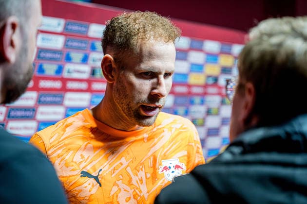 Leipzig goalkeeper Peter Gulacsi Soccer 1 Bundesliga, Matchday 34 SC Freiburg RB Leipzig 16 May 2026 Freiburg, Europa Park Stadion SC Freiburg RB Leipzig