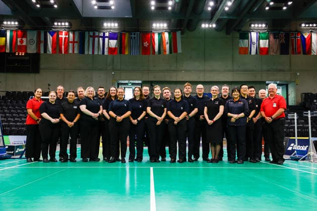 BADMINTON - Austrian Open GRAZ,AUSTRIA,23.MAY.26 - BADMINTON - Austrian Open. Image shows the Umpires.  GEPAxpictures xJamesxDoak