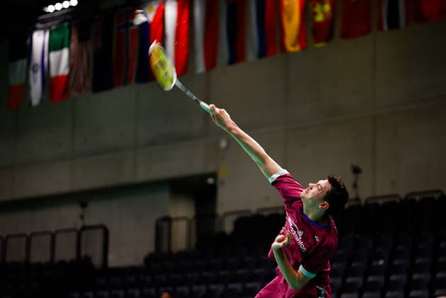 BADMINTON - Austrian Open GRAZ,AUSTRIA,23.MAY.26 - BADMINTON - Austrian Open. Image shows Jan Janostik (CZE).  GEPAxpictures xJamesxDoak