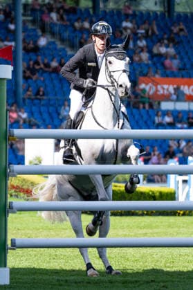 233 Marcus Ehning on Flower Girl (GER) during the TSCHIO 2026 (CHIO 2026) - Prize of CHIO Aachen CAMPUS - CSI5* - Jumping competition at the Allianz Park in Aachen, Germany Copyright: xMartinxPitschx xSPPx Sportspressphoto_152085