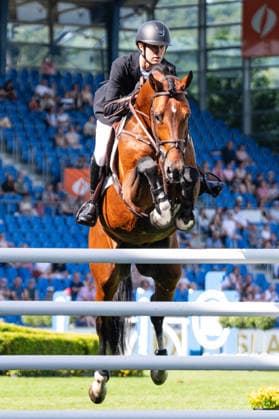 243 Gilles Thomas on Riesling Van T Roosakker (BEL) during the TSCHIO 2026 (CHIO 2026) - Prize of CHIO Aachen CAMPUS - CSI5* - Jumping competition at the Allianz Park in Aachen, Germany Copyright: xMartinxPitschx xSPPx Sportspressphoto_152088
