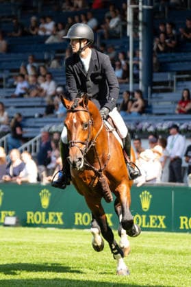 243 Gilles Thomas on Riesling Van T Roosakker (BEL) during the TSCHIO 2026 (CHIO 2026) - Prize of CHIO Aachen CAMPUS - CSI5* - Jumping competition at the Allianz Park in Aachen, Germany Copyright: xMartinxPitschx xSPPx Sportspressphoto_152091