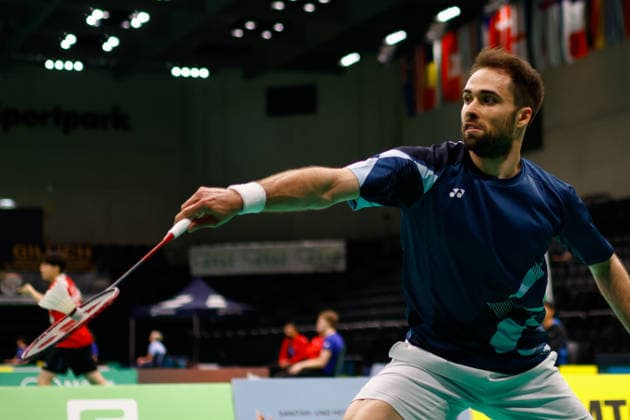 BADMINTON - Austrian Open GRAZ,AUSTRIA,23.MAY.26 - BADMINTON - Austrian Open. Image shows Wolfgang Gnedt (AUT).  GEPAxpictures xJamesxDoak