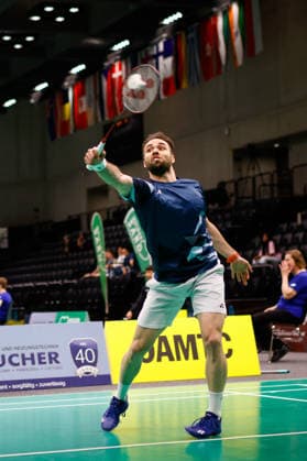 BADMINTON - Austrian Open GRAZ,AUSTRIA,23.MAY.26 - BADMINTON - Austrian Open. Image shows Wolfgang Gnedt (AUT).  GEPAxpictures xJamesxDoak