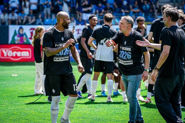 Germany Soccer bfv Rothaus Pokal 2025 2026 , Final VfR Mannheim vs SV Waldhof Mannheim Carl Benz Stadion Mannheim Terrence Boyd SV Waldhof Mannheim, 13 Copyright: xBennetxLongx