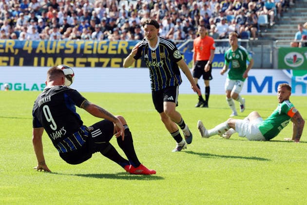 23 05 2026, xrekx, Fußball Landespokal Saarland Finale, 1 FC Saarbrücken FC 08 Homburg v l Kai Brünker Bruenker 1 FC Saarbruecken Maurice Multhaup 1 FC Saarbruecken Mart Ristl FC 08 Homburg DFL DFB REGULATIONS PROHIBIT ANY USE OF PHOTOGRAPHS as IMAGE SEQUENCES and or QUASI VIDEO Saarbrücken