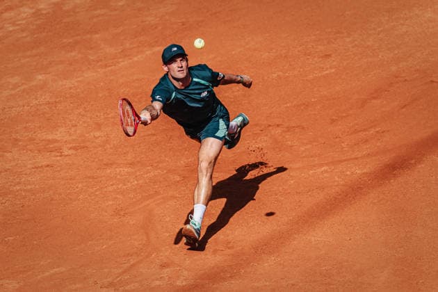 Tennis Men bitpanda Hamburg Open ATP 500 Final Ignacio Buse PER vs Tommy Paul USA 23 05 2026 Tommy Paul Forehand Hamburg Tennisstadion am Rothenbaum Hamburg Germany