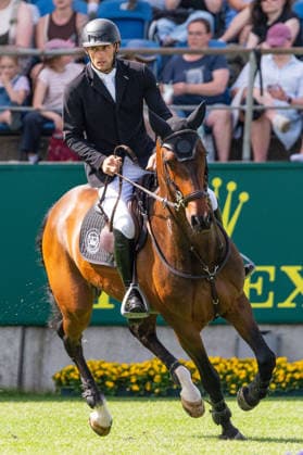 218 Richard Vogel on Phenyo Van Het Keysersbos (GER) during the TSCHIO 2026 (CHIO 2026) - 2nd Qualifier Rolex Grand Prix - CSI5* - Jumping competition with jump-off at the Allianz Park in Aachen, Germany Copyright: xMartinxPitschx xSPPx Sportspressphoto_152435