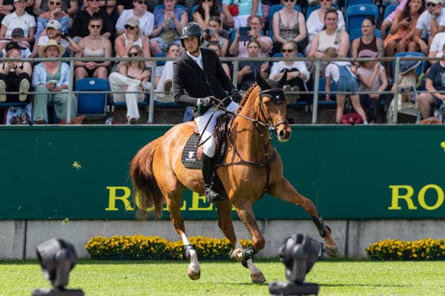 143 Martin Fuchs on Lorde (SUI) during the TSCHIO 2026 (CHIO 2026) - 2nd Qualifier Rolex Grand Prix - CSI5* - Jumping competition with jump-off at the Allianz Park in Aachen, Germany Copyright: xMartinxPitschx xSPPx Sportspressphoto_152450