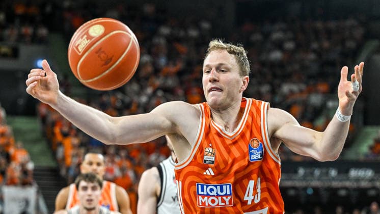 GER, BBL, Playoffs, ratiopharm Ulm vs BMA365 Bamberg Baskets 23 05 2026, ratiopharm arena, New Ulm, GER, BBL, Playoffs, ratiopharm Ulm vs BMA365 Bamberg Baskets, in the picture Christian Sengfelder Ulm, 43 nordphotoxGmbHx xHafner nph00200