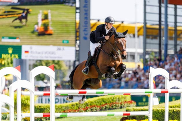 AACHEN TSCHIO 2026, AACHEN TSCHIO 2026 VOGEL Richard GER , Phenyo van het Keysersbos CSI5 Jumping competition with jump off 2nd Qualifier Rolex Grand Prix Aachen, Reitstadion Soers 23 May 2026