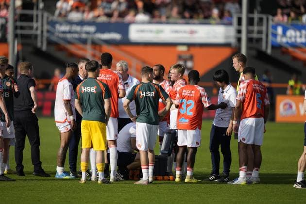 VOLENDAM , 23-05-2026 , Kras Stadium, season 2025 2026 , Dutch Eredivisie Football ,Second leg of the Keuken Kampioen Play-Offs final . Match between FC Volendam and Willem II . Picture shows team from Volendam Volendam - Willem II (play off)  x203911640x Copyright: