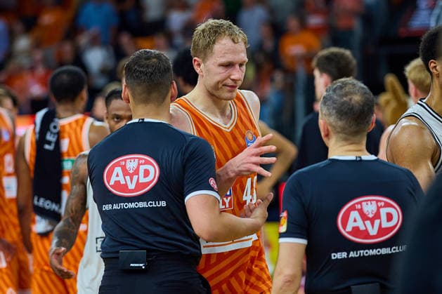Christian Sengfelder ratiopharm ulm, 43 down GER, ratiopharm ulm vs Bamberg Baskets, basketball, playoffs, quarterfinals, 3 match, EasyCredit BBL, 2025 2026 season, 23 05 2026 GER, ratiopharm ulm vs Bamberg Baskets, basketball, playoffs, quarterfinals, 3 match, EasyCredit BBL, 2025 2026 season, 23 05 2026 New Ulm Copyright: xEibner-Pressefoto GeraldxOelze-dexStoppanyx EP_ODS