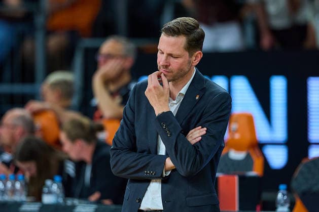 Thorsten Leibenath ratiopharm ulm, Sports Director pensive GER, ratiopharm ulm vs Bamberg Baskets, Basketball, Playoffs, Quarterfinals, 3 Match, EasyCredit BBL, Season 2025 2026, 23 05 2026 GER, ratiopharm ulm vs Bamberg Baskets, Basketball, Playoffs, Quarterfinals, 3 Match, EasyCredit BBL, Season 2025 2026, 23 05 2026 New Ulm Copyright: xEibner-Pressefoto GeraldxOelze-dexStoppanyx EP_ODS