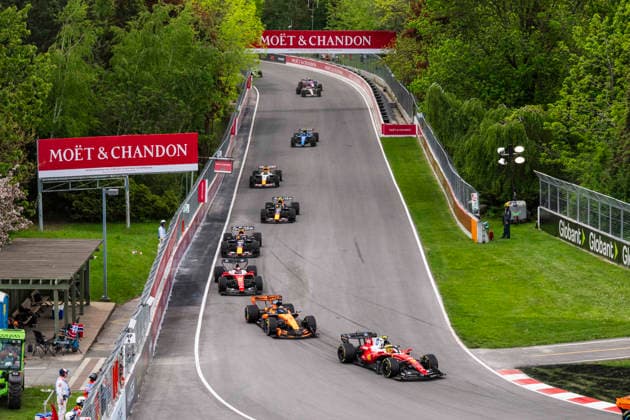 F1 - CANADIAN GRAND PRIX 2026 start of the race, depart, sprint race, during the Formula 1 Grand Prix du Canada 2026, 5th round of the 2026 Formula One World Championship, WM, Weltmeisterschaft from May 22 to 24, 2026 on the Circuit Gilles Villeneuve, in MontrÃ al, Canada - MontrÃ alCanada  Copyright: xCharlyxLopezx