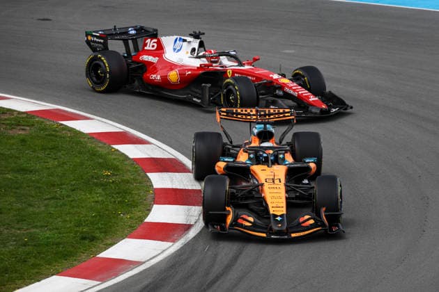F1 - CANADIAN GRAND PRIX 2026 81 PIASTRI Oscar (aus), McLaren F1 Team MCL40, action 16 LECLERC Charles (mco), Scuderia Ferrari SF-26, action during the Formula 1 Grand Prix du Canada 2026, 5th round of the 2026 Formula One World Championship, WM, Weltmeisterschaft from May 22 to 24, 2026 on the Circuit Gilles Villeneuve, in MontrÃ al, Canada - MontrÃ alCanada  Copyright: xXavixBonillax