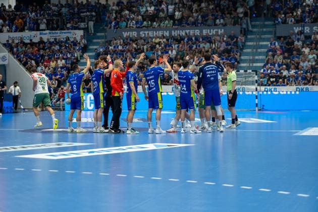 Pre-match, VfL Gummersbach vs TSV GWD Minden, Daikin Handball Bundesliga, Men , Matchday 30, 23 05 2026 Gummersbach NRW Germany Copyright: xkolbert-press MartinxWdziecznyx