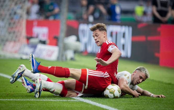 Berlin, Germany 23rd May 2026 Joshua Kimmich FCB Ermedin DemiroviÄ‡ VfB Bayern Munich VfB Stuttgart 23 05 2026