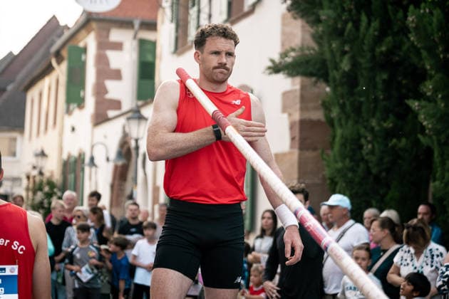 Torben Blech TSV Bayer 04 Leverkusen , GER, Leichtathletik, Athletics, Pole Vault Meeting, Bad Bergzabern, 21 05 2026, GER, Leichtathletik, Athletics, Pole Vault Meeting, Bad Bergzabern, 21 05 2026 Bad Bergzabern Copyright: xStefanxMayerx EP_SMR